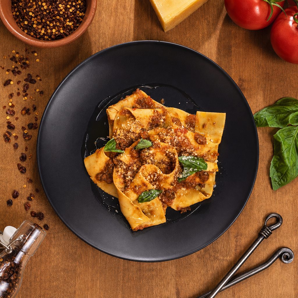 Pappardelle Alla Bolognese.