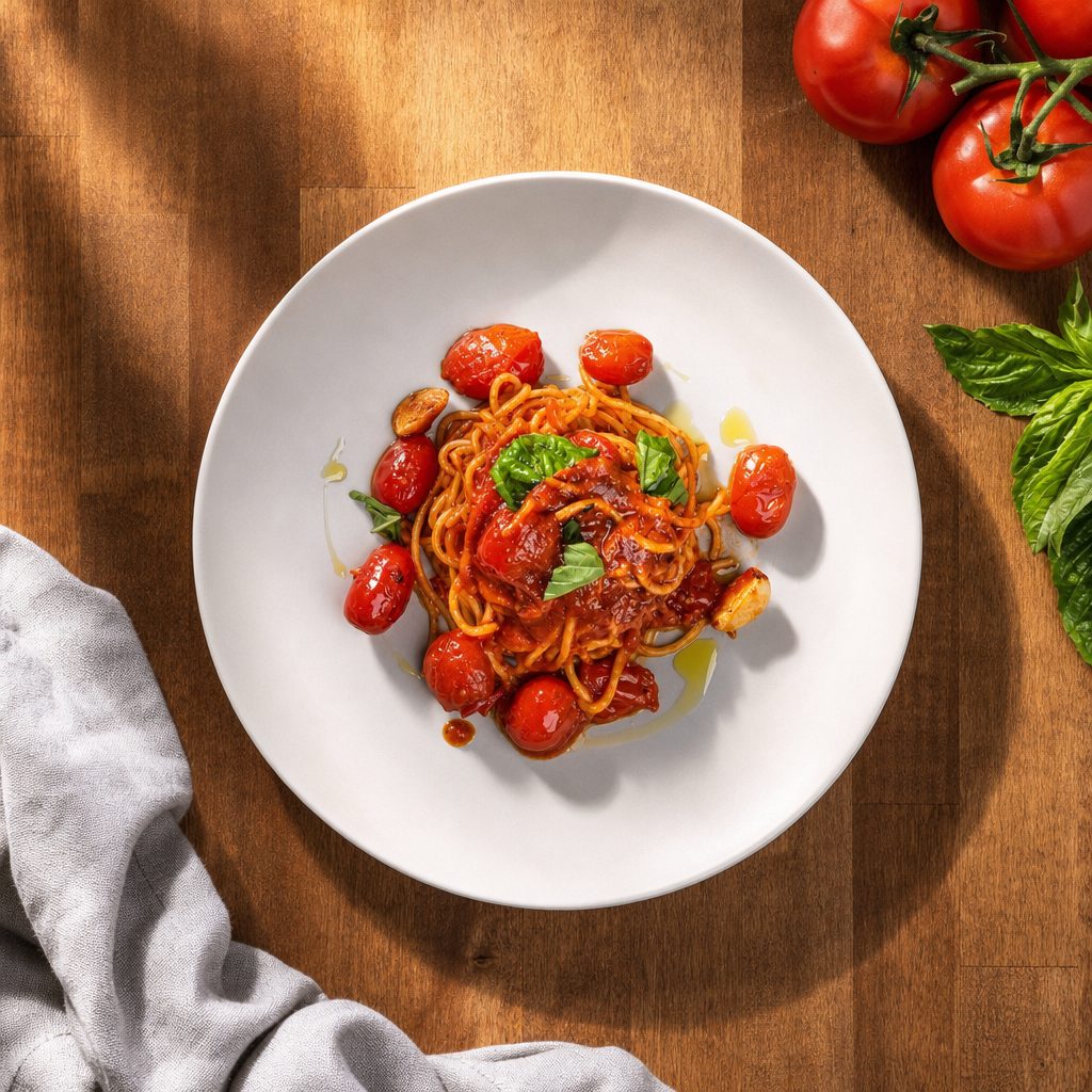 Spaghetti All'arrabbiata.